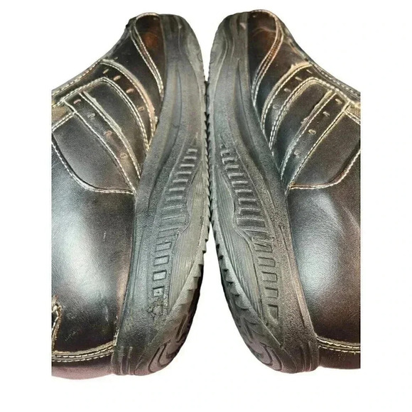 Skechers Men's Size 12 Shape-Ups Rocker Toning Shoe 66501 Strider Brown Leather - Picture 12 of 13